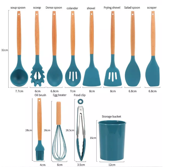 szilikon spatula készlet főzéshez